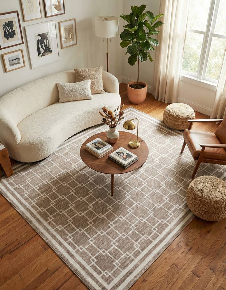 Detail image of Jill Zarin 7' 10 x 7' 10 Metropolitan Uptown Square Rug