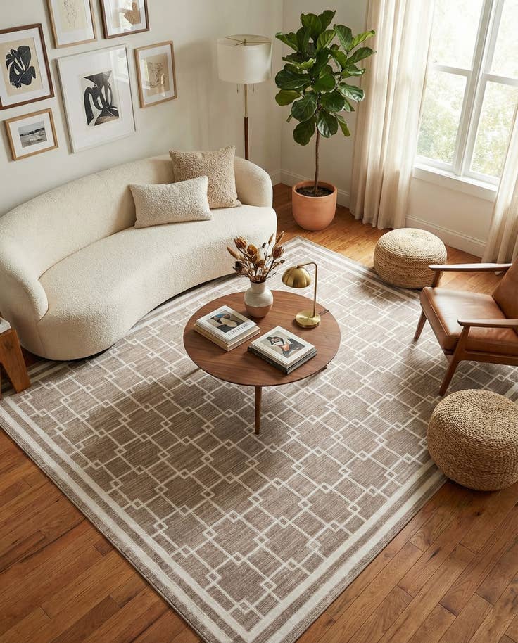 Detail image of 7' 10 x 7' 10 Metropolitan Uptown Square Rug