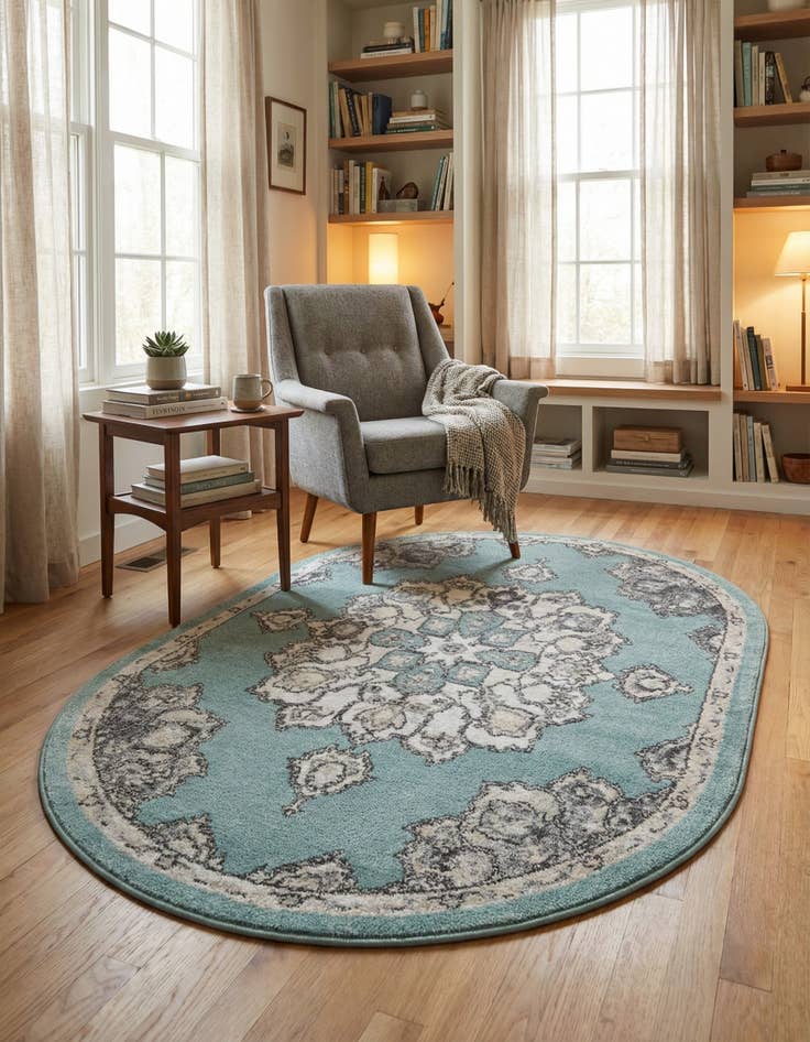 Detail image of 4' x 6' Parker Oval Rug