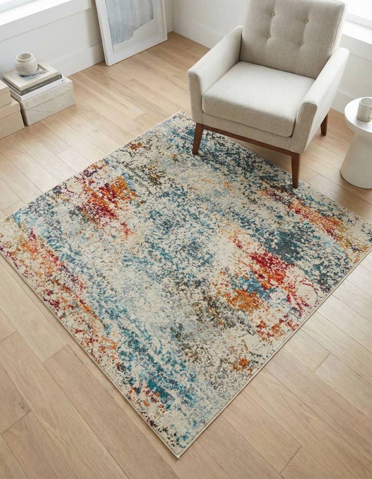 Detail image of 4' x 4' Santiago Square Rug