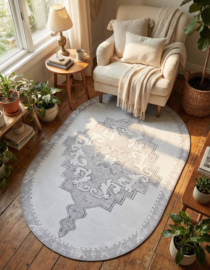 Detail image of 4' x 6' Timeless Oval Rug