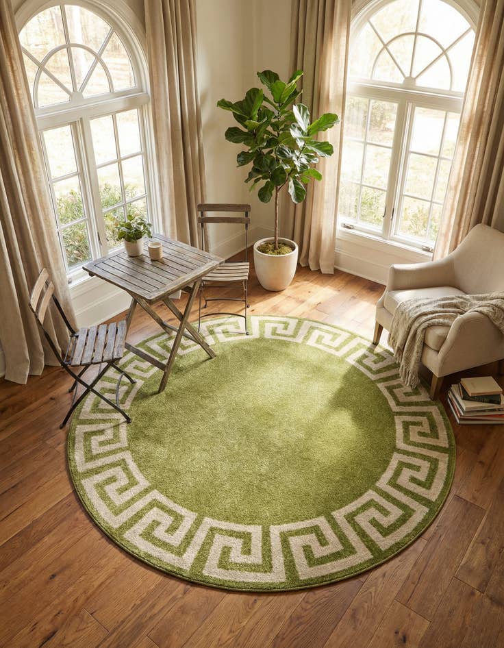 Detail image of 6' x 6' Hera Round Rug