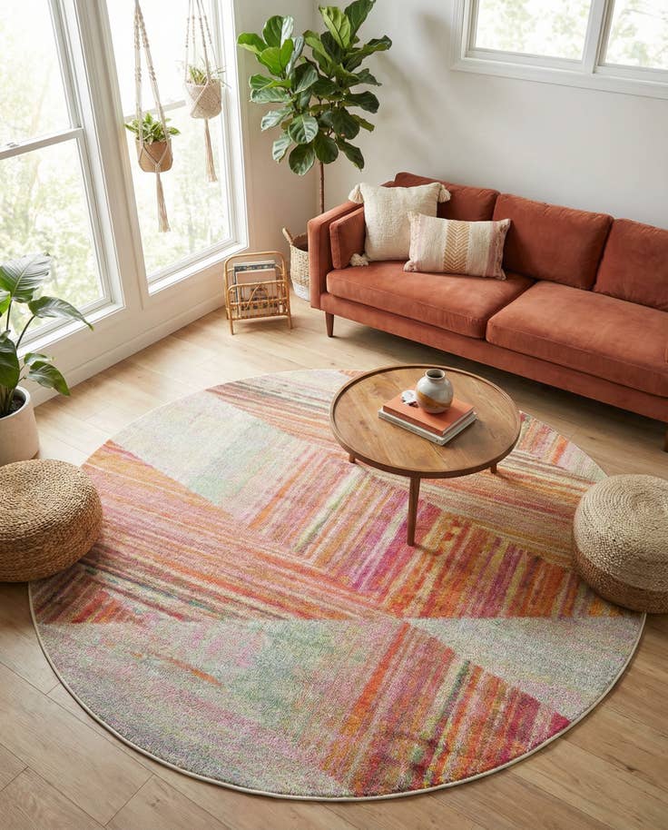 Detail image of 8' x 8' Florence Round Rug