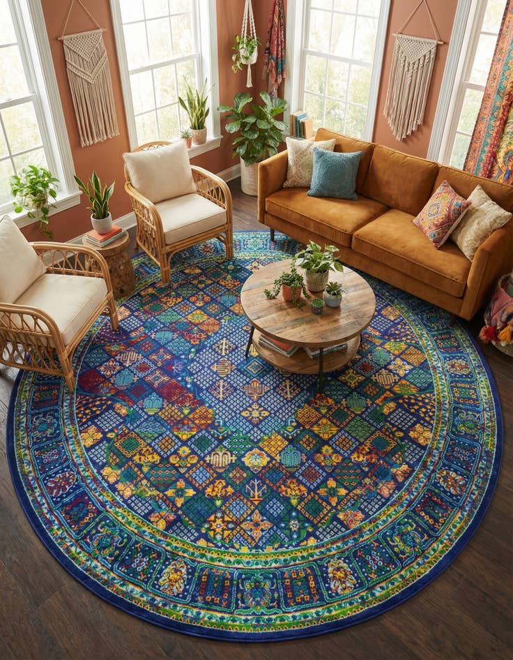 Detail image of 10' x 10' Calypso Round Rug