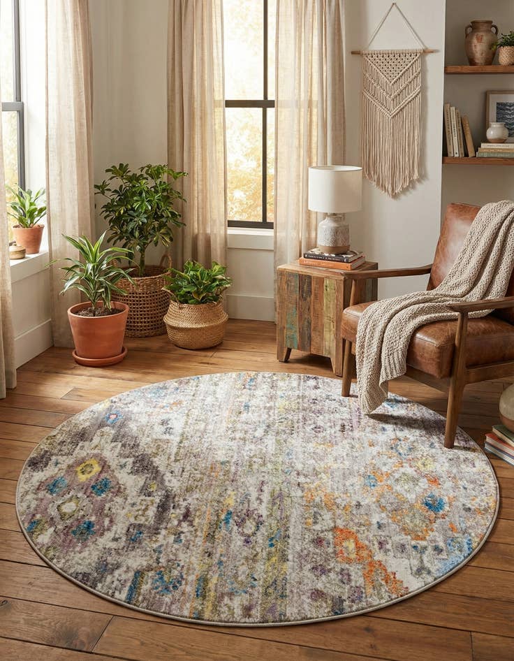 Detail image of 5' x 5' Vega Round Rug