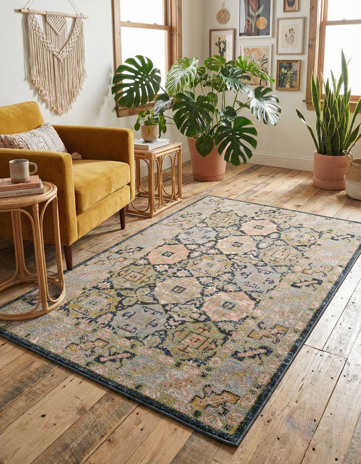 Detail image of 3' 3 x 5' 3 Kamala Washable Rug