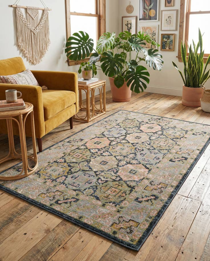Detail image of 3' 3 x 5' 3 Kamala Washable Rug
