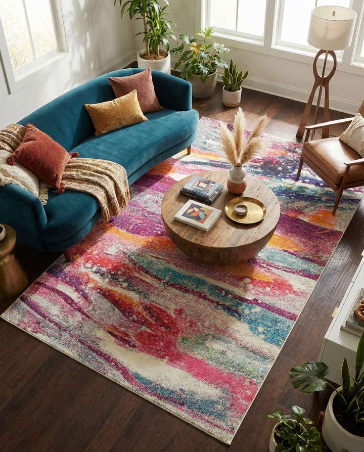 5' x 8' Washable Theia Rug