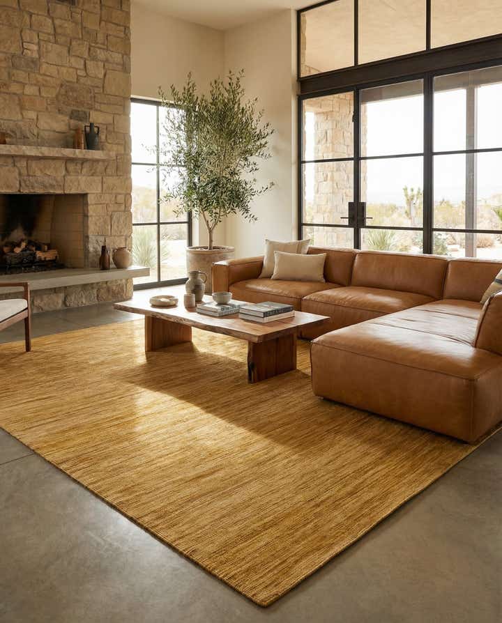 6' 11 x 9' 6 Hand Woven Kilim Modern Wool Rug