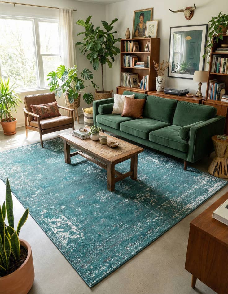 Detail image of 7' 10 x 10' Monte Carlo Rug With Pad Bundle