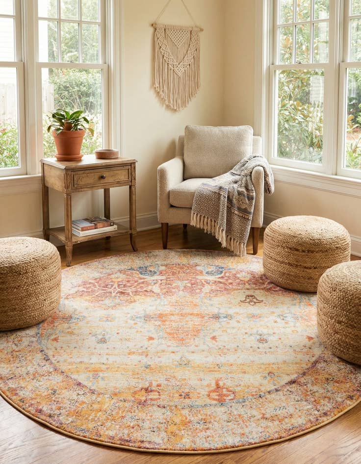 Detail image of 8' x 8' Berkshire Round Rug