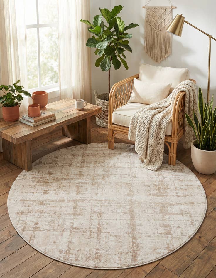 Detail image of Jill Zarin 8' x 8' Uptown Lexington Avenue Round Rug