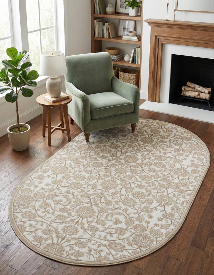 Detail image of 6' x 9' Nepal Oval Rug