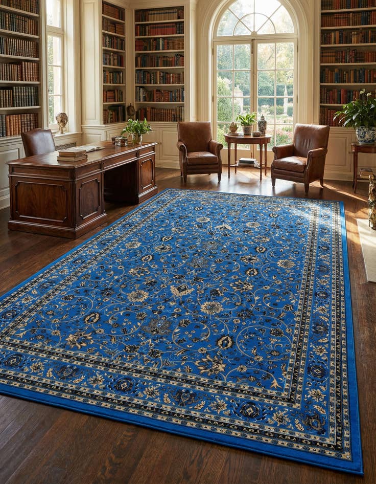 Detail image of 10' x 14' Kashan Design Rug