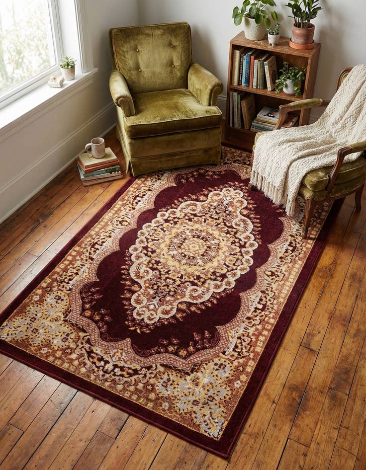 Detail image of 3' 3 x 5' 3 Kamala Washable Rug