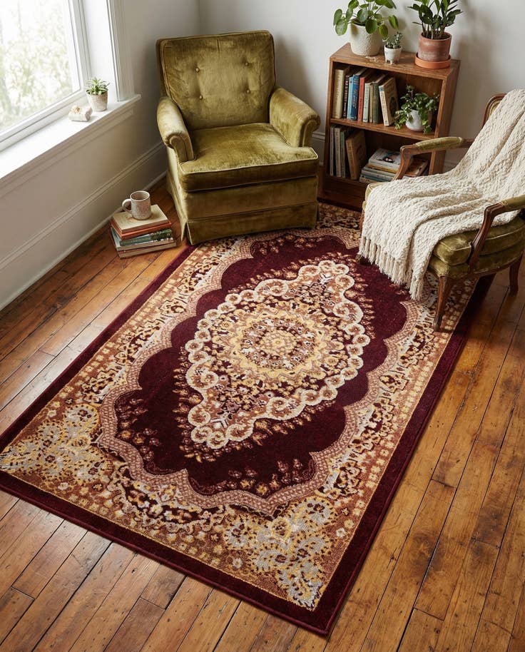 Detail image of 3' 3 x 5' 3 Kamala Washable Rug