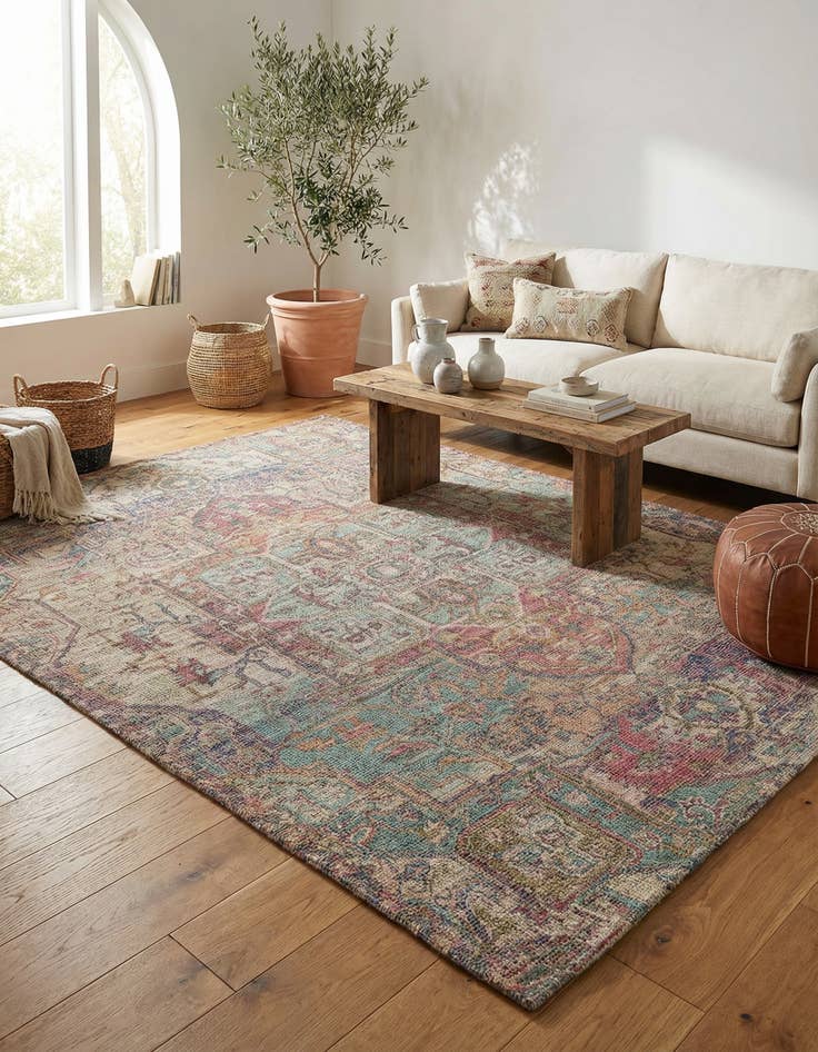 Detail image of 9' x 12' Chenille Jute Rug