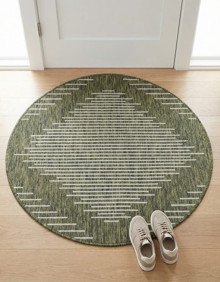 3' x 3' Easy-Clean Modern Indoor / Outdoor...