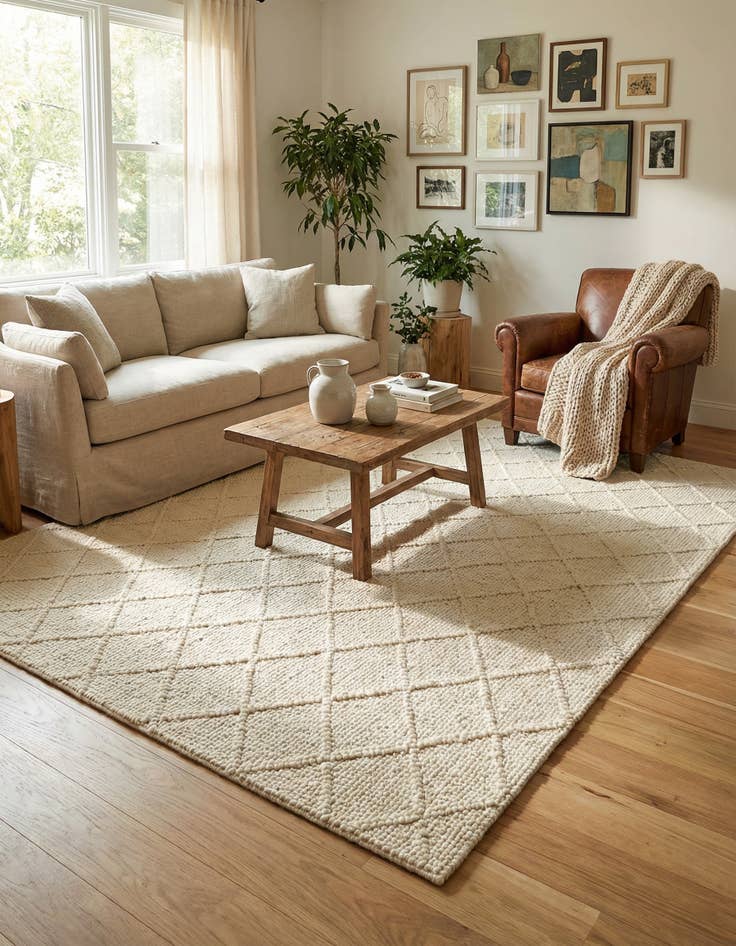 Detail image of 6' 1 x 9' Hand Knotted Jill Zarin Dorset Rug