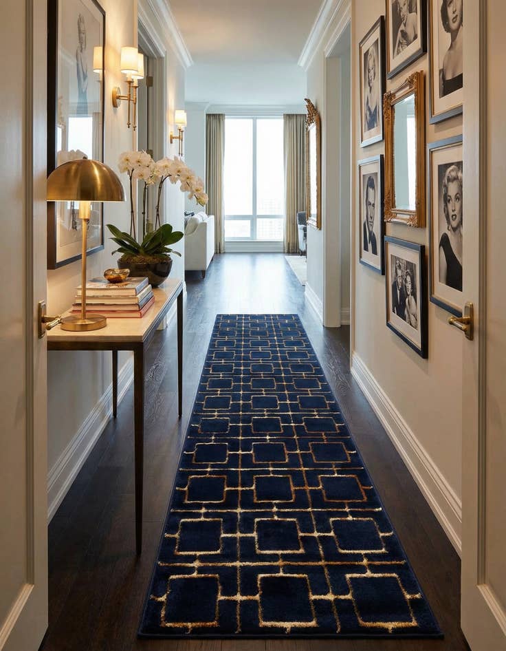 Detail image of 2' x 10'  Marilyn Monroe&trade; Glam Deco Runner Rug