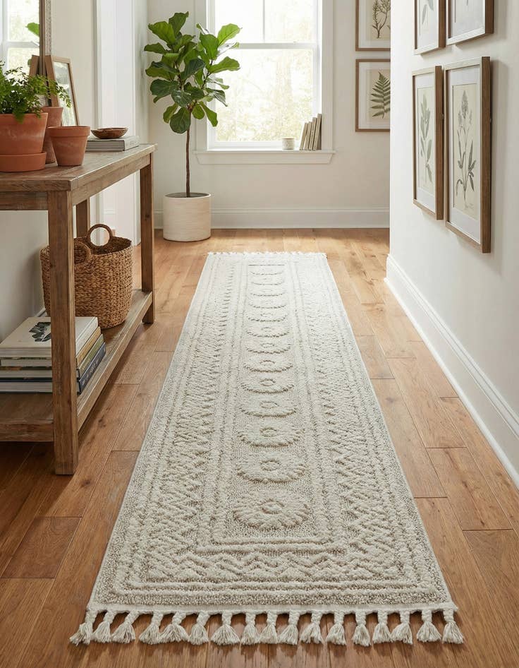 Detail image of 2' 7 x 12' Boho Runner Rug