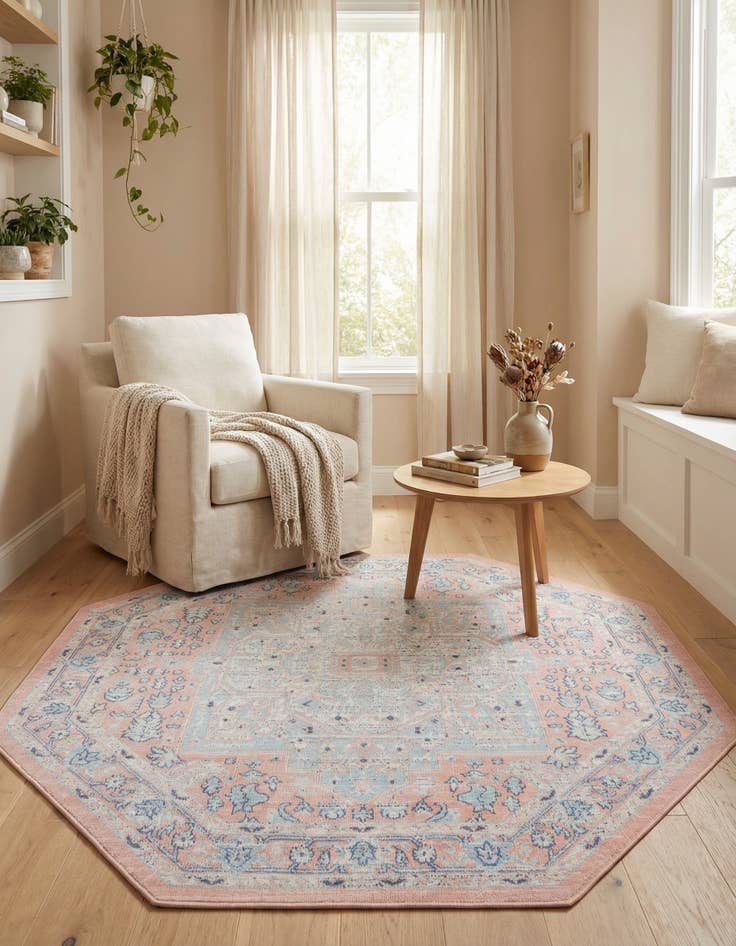 Detail image of 7' x 7' Whitney Octagon Rug