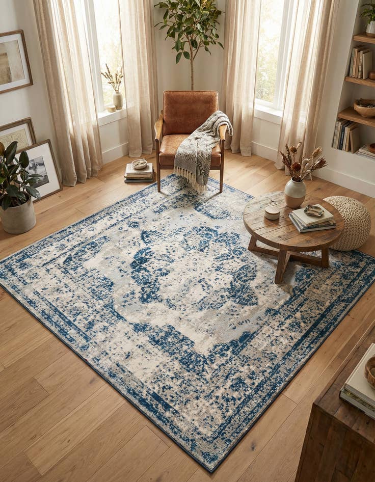 Detail image of 7' 10 x 7' 10 Monte Carlo Square Rug