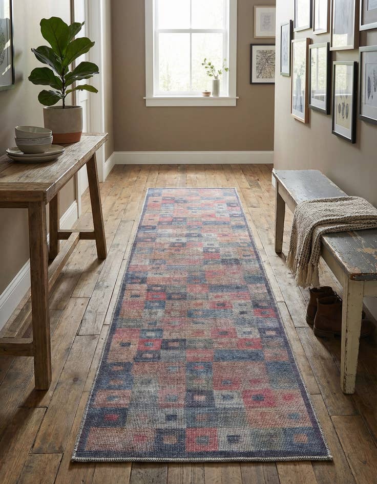 Detail image of 2' 7 x 12' Washable Sisu Runner Rug