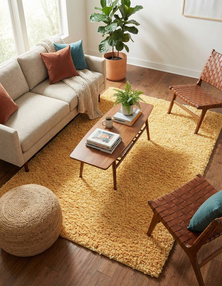 Detail image of 7' 10 x 11' Zermatt Shag Rug