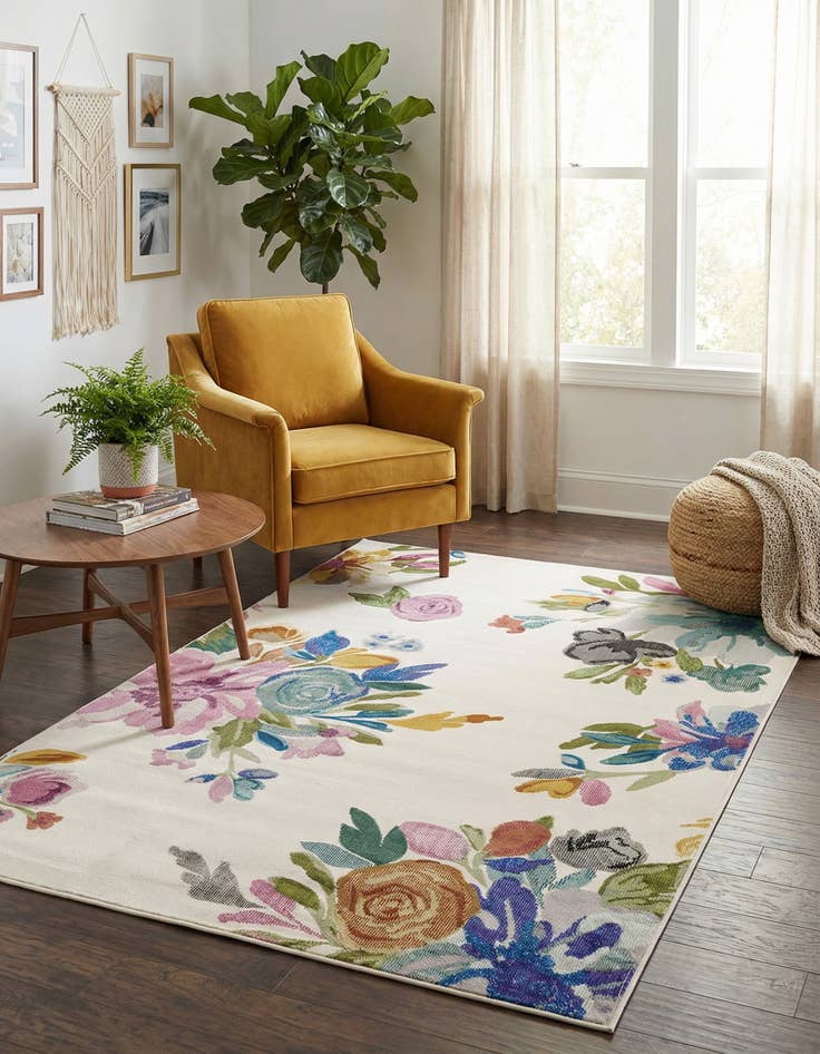 Detail image of 4' x 6' Blossom Rug