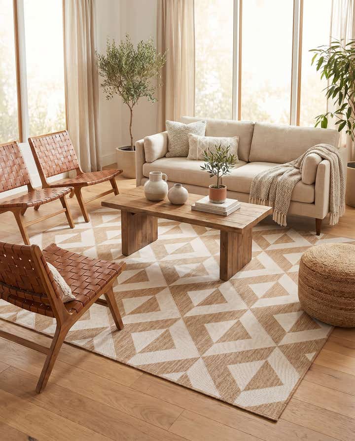 7' 10 x 7' 10 Easy-Clean Jill Zarin Napa Indoor / Outdoor Square Rug