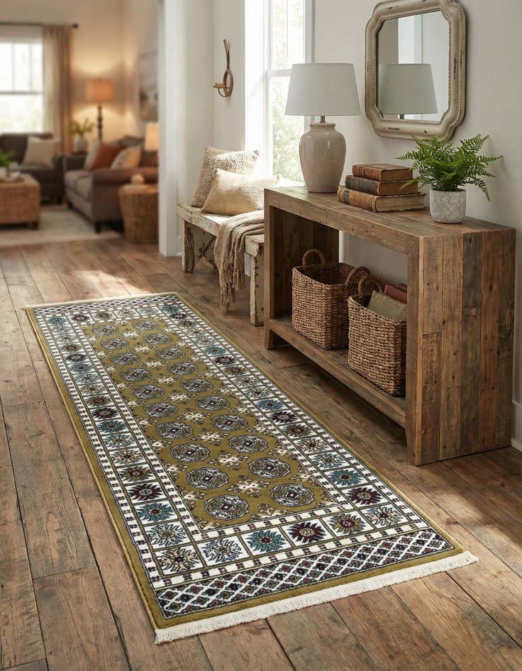 Detail image of 2' x 6' Nain Design Runner Rug