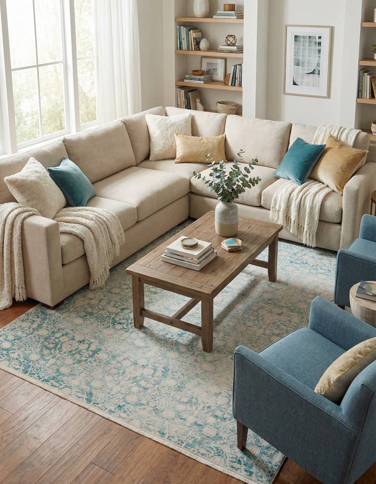 Detail image of 8' x 10' Modern Classical Rug