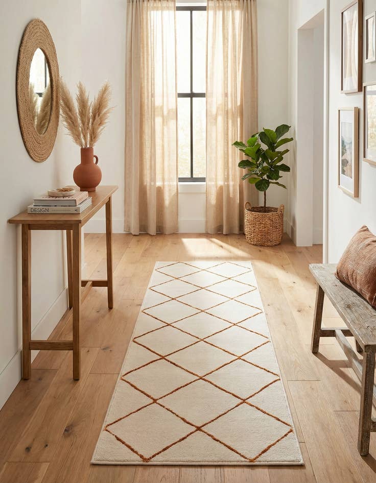 Detail image of 2' x 6' Vogue Geo Runner Rug