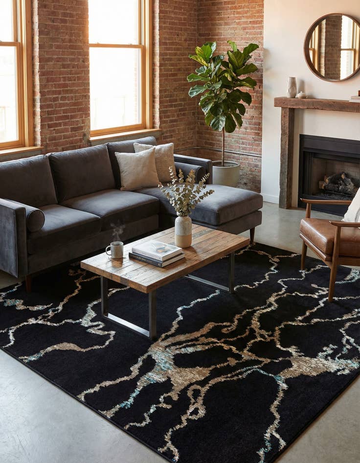 Detail image of 10' x 10' Madeline Square Rug