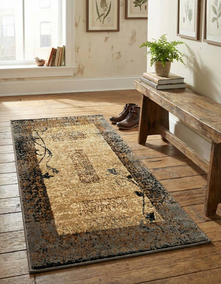 Detail image of 2' x 4' Coffee Shop Runner Rug