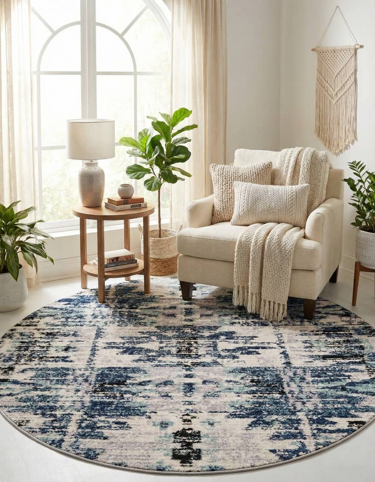 Detail image of 7' x 7' Tucson Round Rug