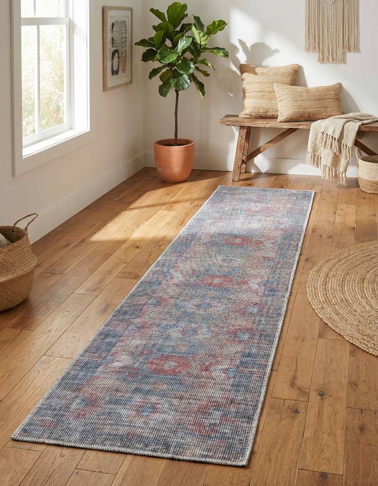 Detail image of 2' x 10'  Washable Sisu Runner Rug