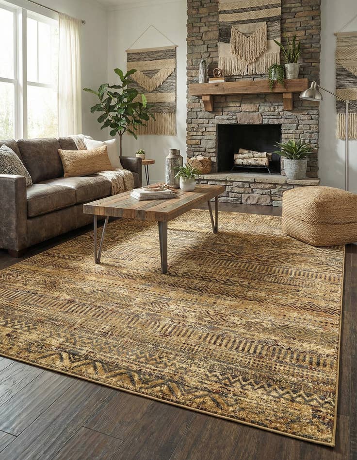 Detail image of  7' 10 x 11' Saturn Rug