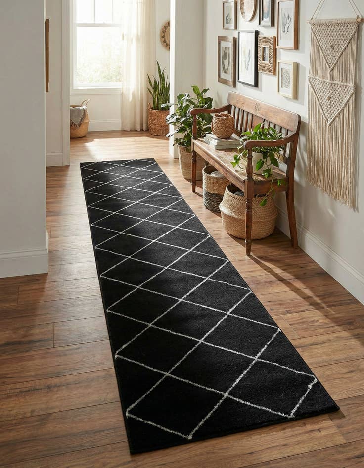 Detail image of 2' x 8' Vogue Geo Runner Rug