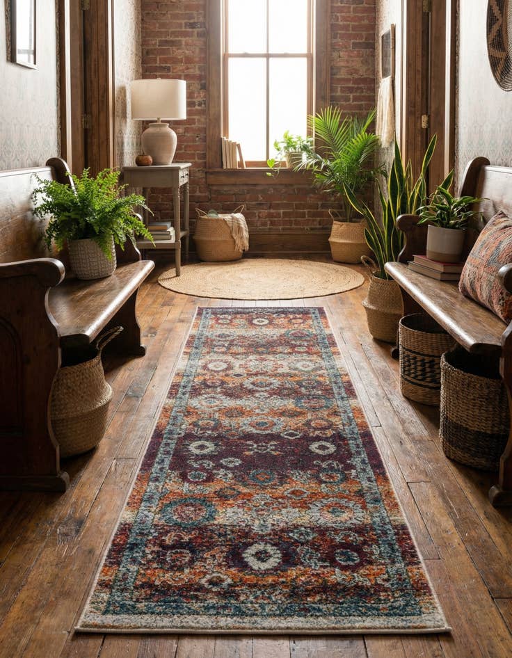 Detail image of 2' x 8' Isabella Runner Rug