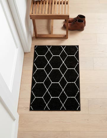 2' x 3' Trellis Frieze Rug