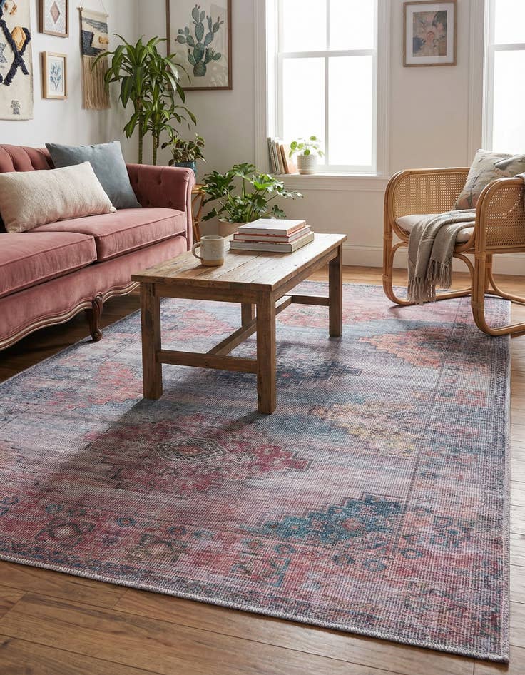 Detail image of 5' 3 x 8'  Washable Sisu Rug