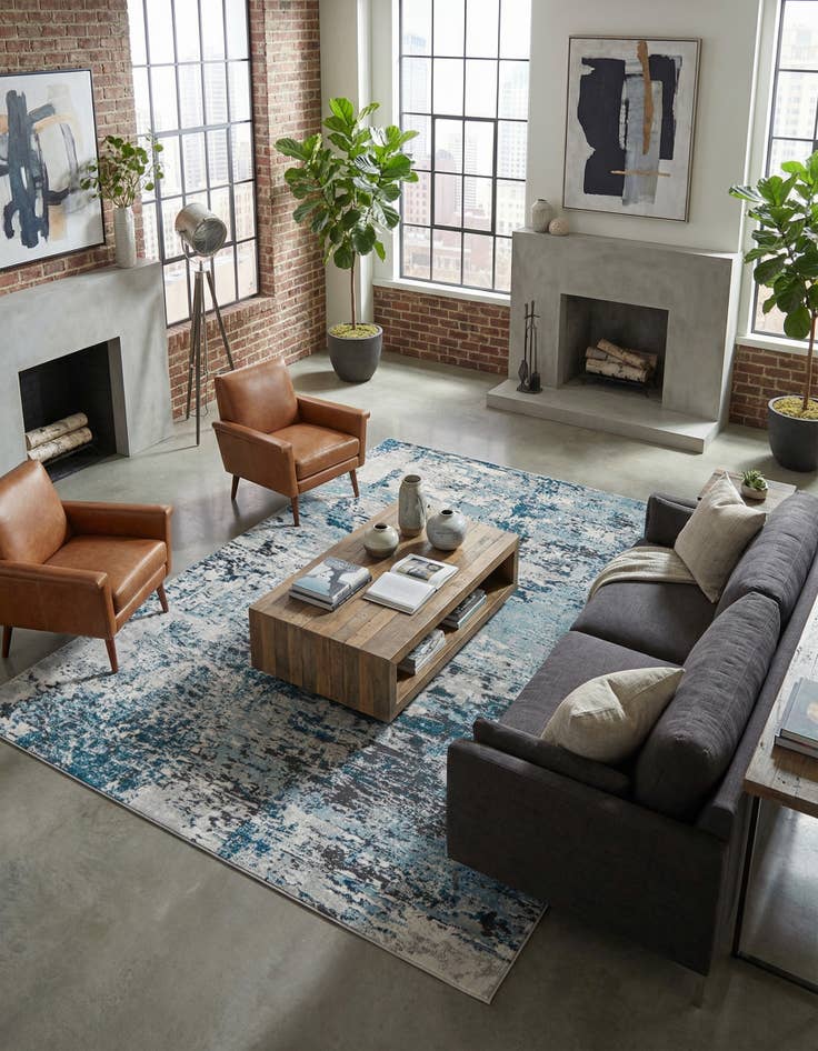 Detail image of 10' x 14' Leipzig Rug