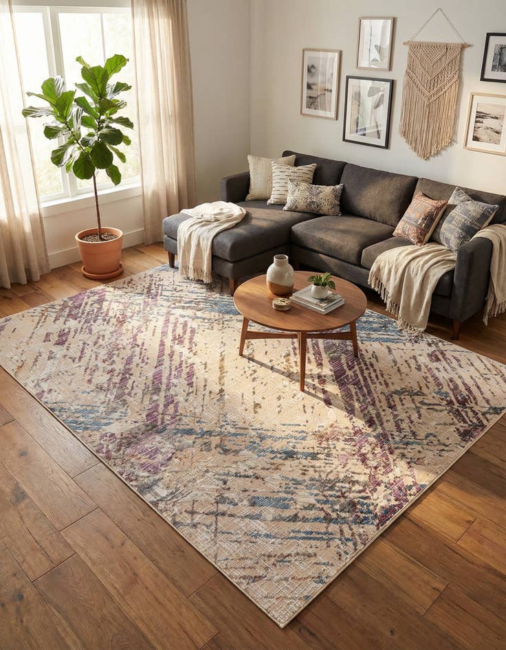 Detail image of 7' 10 x 9' 8 Deepa Rug