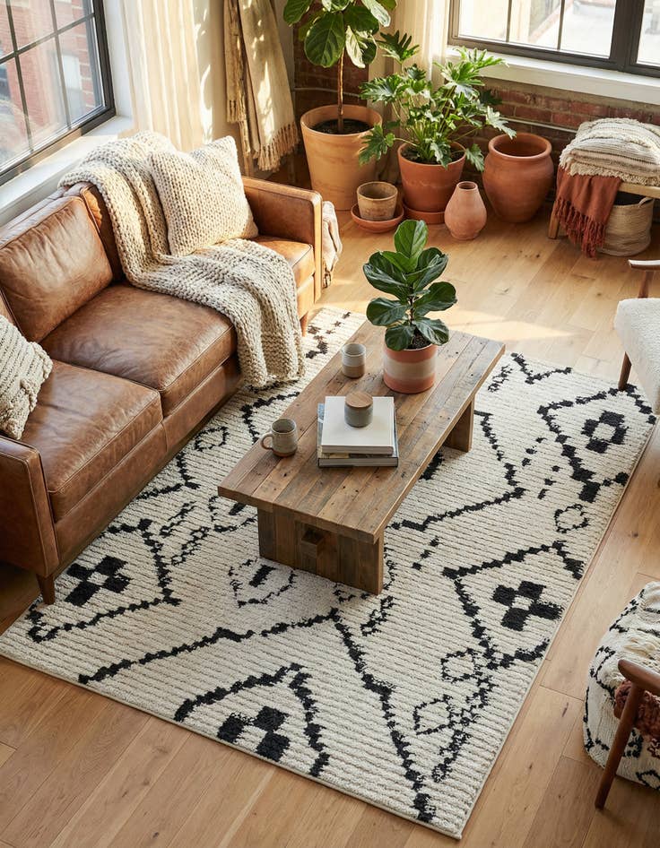 Detail image of 4' x 6' Morocco Rug