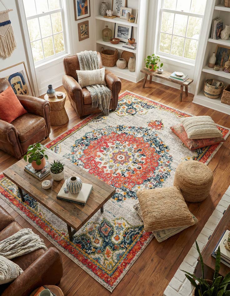 Detail image of 5' 3 x 8' Madeline Rug