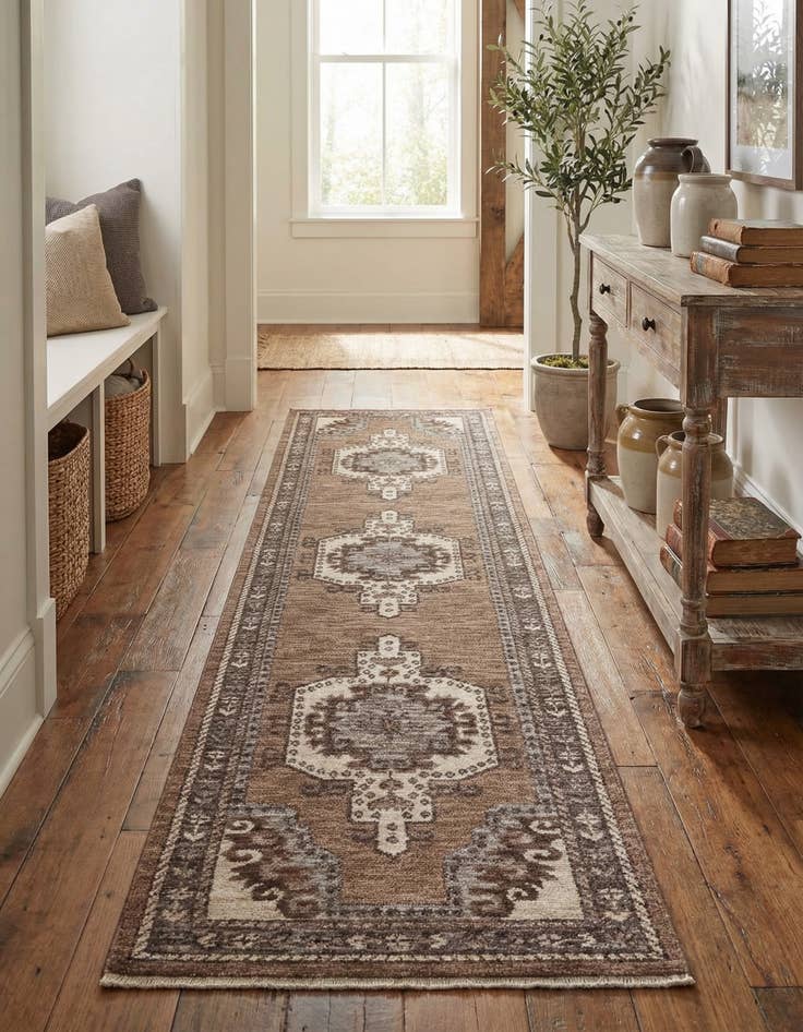 Detail image of 2' 7 x 12' 6 Grand Tradition Rug
