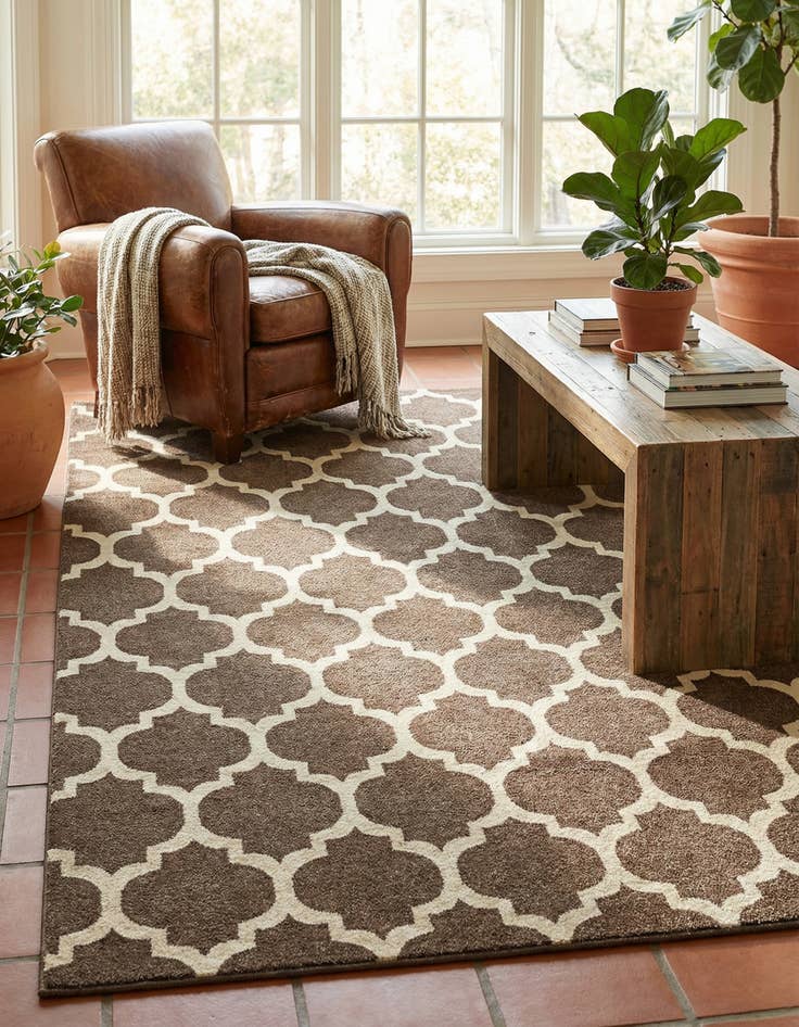 Detail image of 7' 10 x 10' Trellis Rug