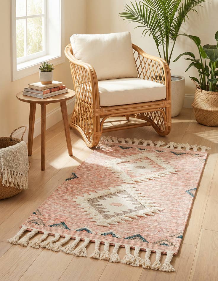 Detail image of 3' 3 x 5' 1 Hand Woven Arizona Wool Rug